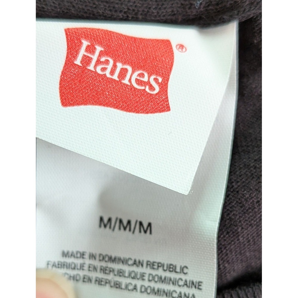 Hanes Graphic T-Shirt Women Medium Black Excellent I Hate Pumpkin Spice Fall Tee - Picture 3 of 4